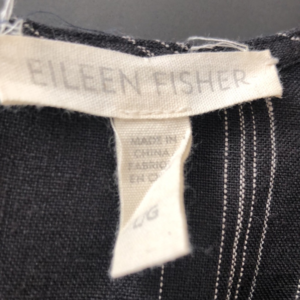 Eileen Fisher Organic Linen Dress/Tunic Size L. - Picture 6 of 9